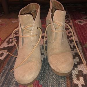 Nine West Ankle Wedge Booties